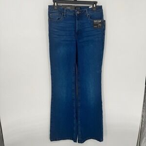Jones New York The Lexington Flare Icon Fit High Rise Jeans Women Size 2 26‎ New